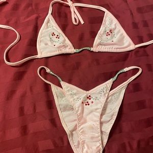 NWOT Baby Pink Waterbabies Competition Bikini